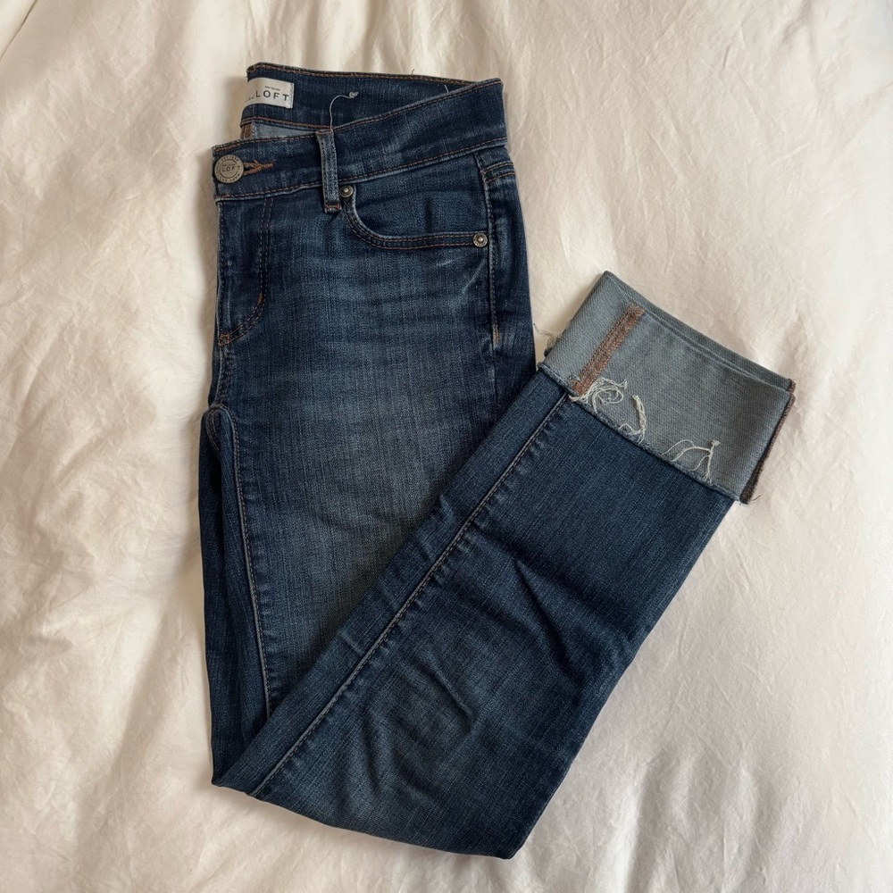 LOFT Cropped Jeans
